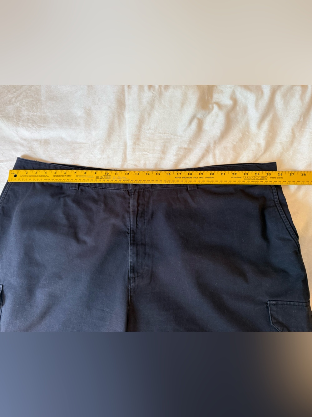 Harbor Bay Men’s Cargo Shorts 52R Black Utility Hiking Work Casual Big & Tall - Picture 4 of 5